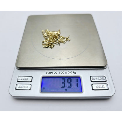 10K Yellow Gold Curb Link Chain Necklace