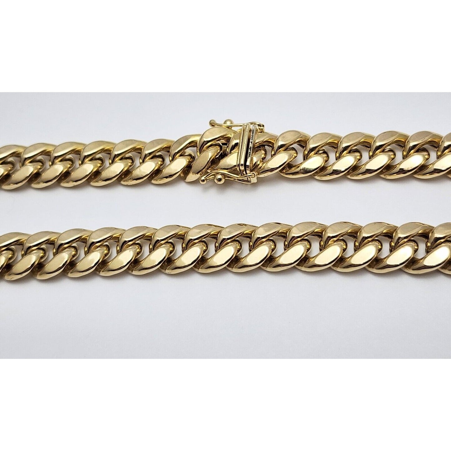 10K Yellow Gold Cuban Link Chain Necklace