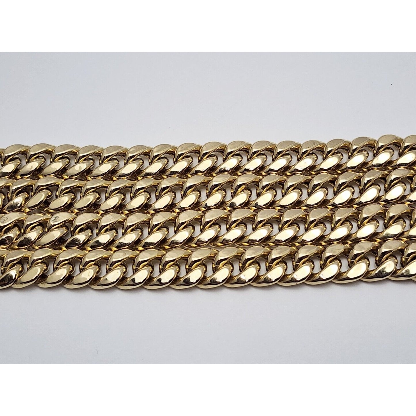 10K Yellow Gold Cuban Link Chain Necklace