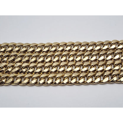 10K Yellow Gold Cuban Link Chain Necklace