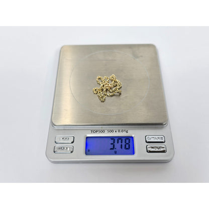 14K Yellow Gold Rope Bracelet