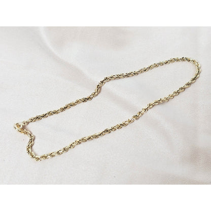 14K Yellow Gold Rope Bracelet