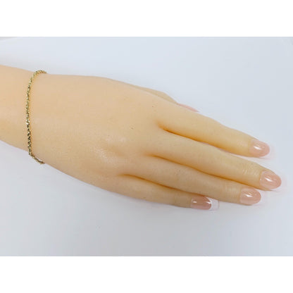 14K Yellow Gold Rope Bracelet