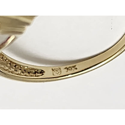 14K Yellow Gold Oval Cut Amethyst Ring