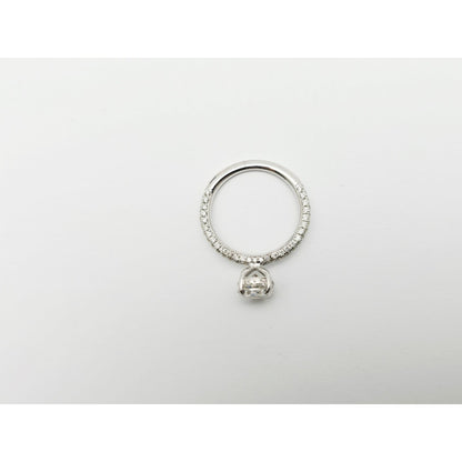 1.70ct Natural Oval Cut Solitaire Diamond Engagement 14K White Gold Ring