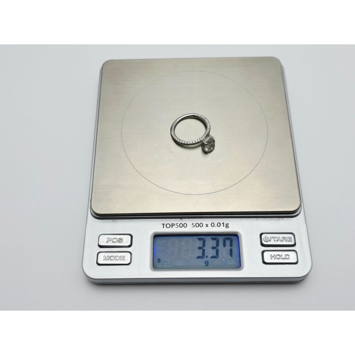 1.70ct Natural Oval Cut Solitaire Diamond Engagement 14K White Gold Ring