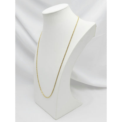 14K Yellow Gold Rope Chain Necklace