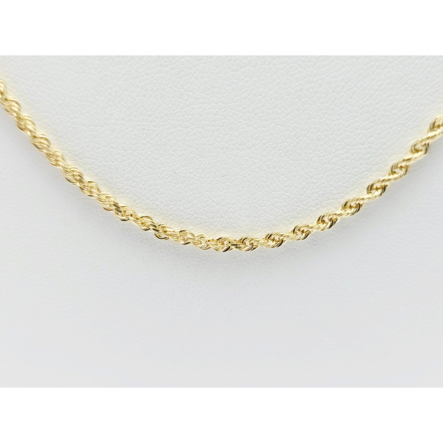 14K Yellow Gold Rope Chain Necklace