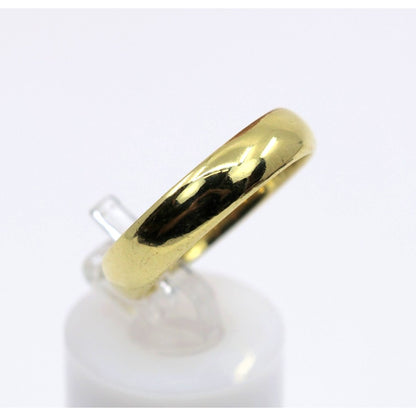 18K Yellow Gold Polished Wedding Band Ring