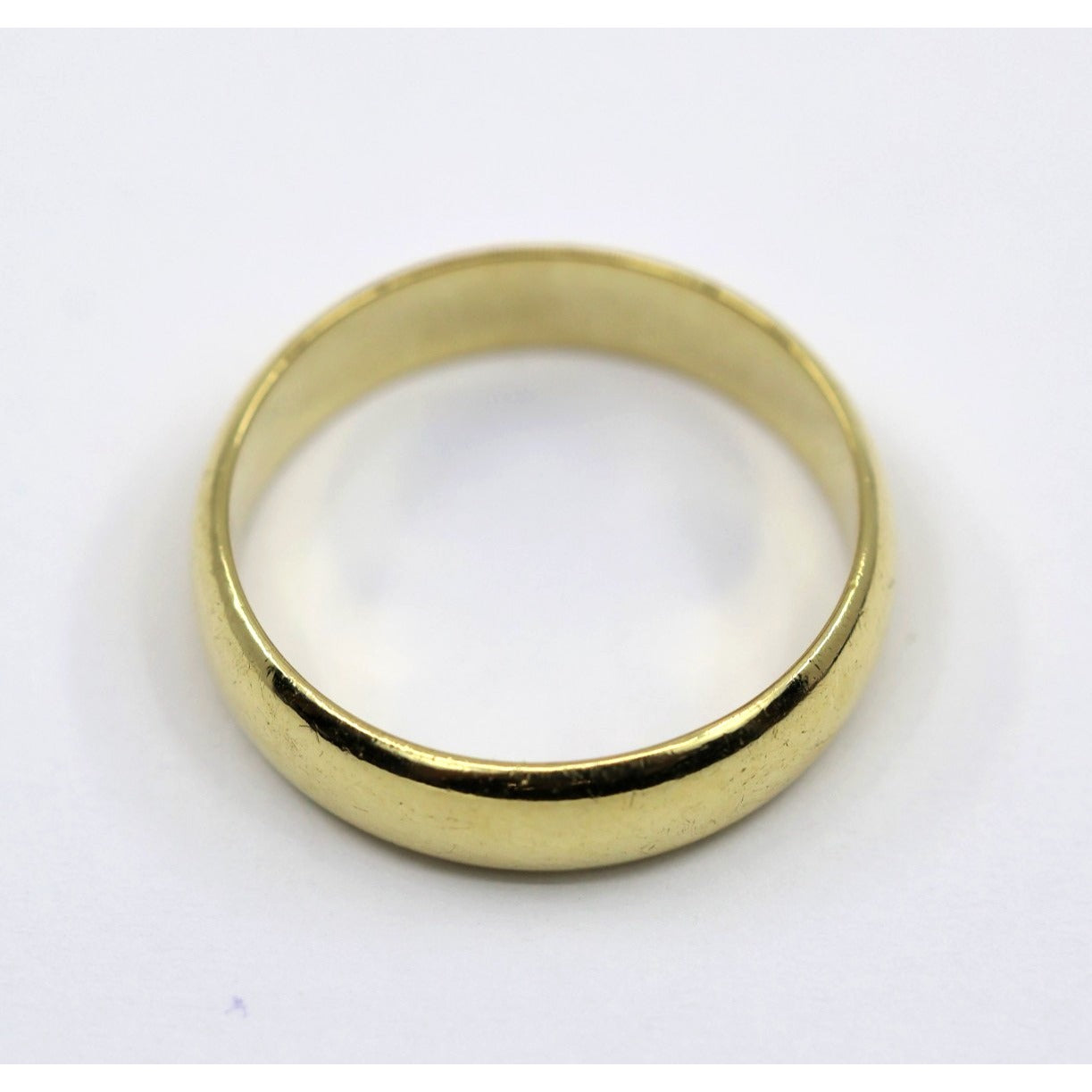 18K Yellow Gold Polished Wedding Band Ring