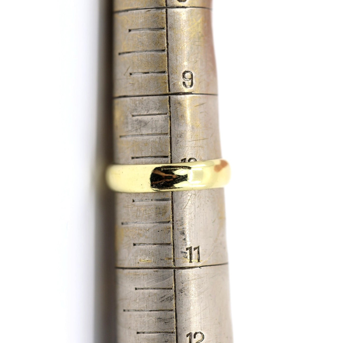 18K Yellow Gold Polished Wedding Band Ring