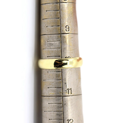 18K Yellow Gold Polished Wedding Band Ring