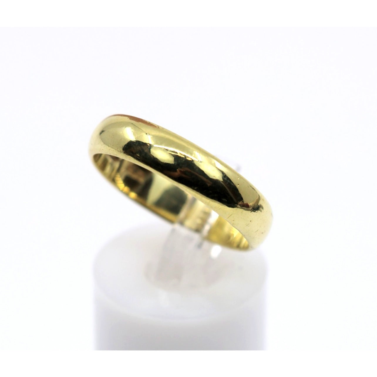18K Yellow Gold Polished Wedding Band Ring