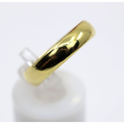 18K Yellow Gold Polished Wedding Band Ring