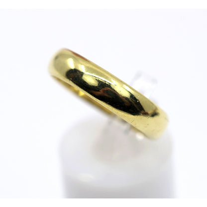 18K Yellow Gold Polished Wedding Band Ring