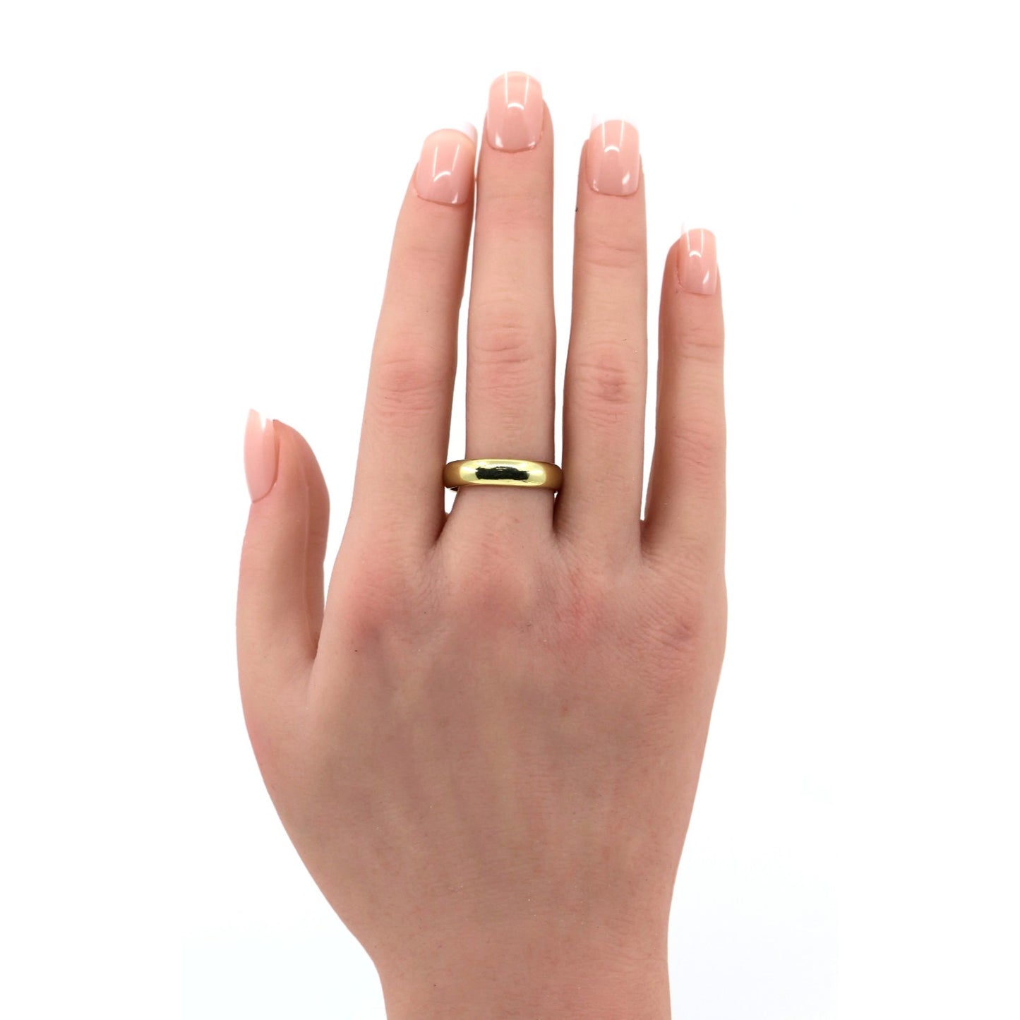18K Yellow Gold Polished Wedding Band Ring