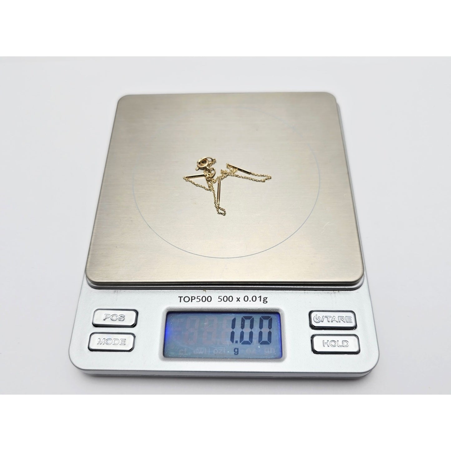 14K Yellow Gold Bar & Link Chain Bracelet