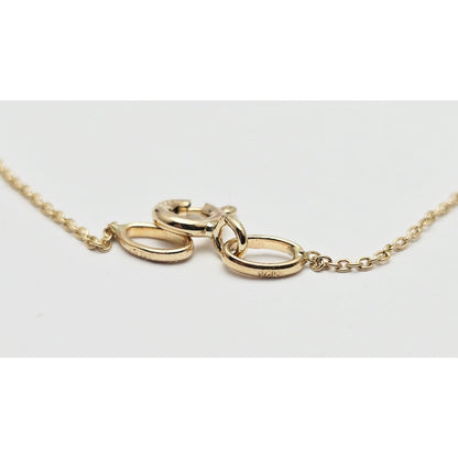 14K Yellow Gold Bar & Link Chain Bracelet