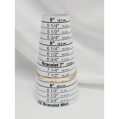 14K Yellow Gold Figaro Link ID Bracelet