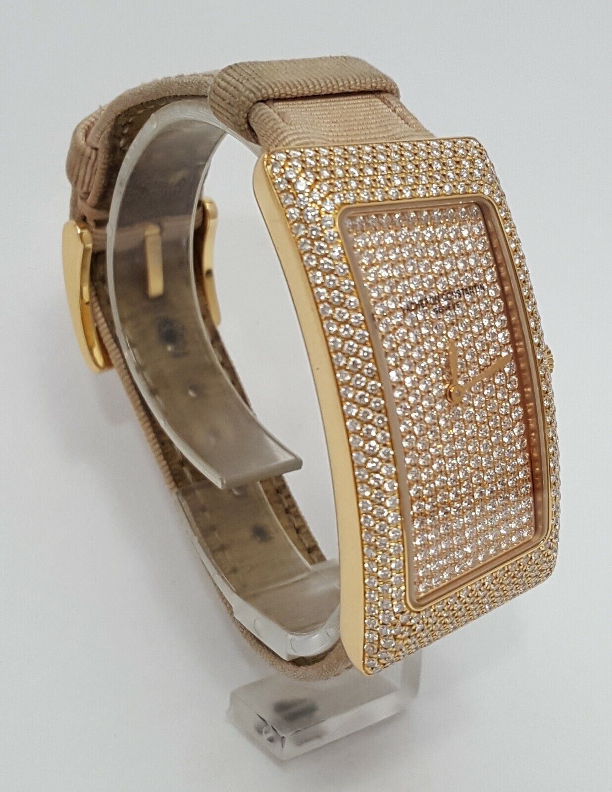 Vacheron Constantin 1972 Series Diamond 18K Rose Gold Ladies Watch 25510