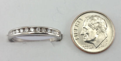 Exquisite Solid Platinum 950PL Wedding Ring Band With Diamonds