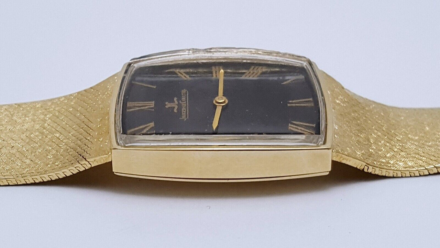 Vintage 1970s Jaeger LeCoultre 29mm Classic Cal 818/3 R7582 14K Yellow Gold 17J