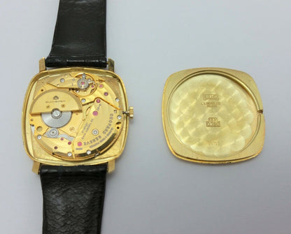 Bucherer 18K Yellow Gold Ref 2110 Chopard & Cie Cal. 2-67 3 Adj 25 Jewels Watch