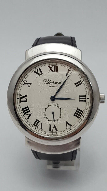 Chopard Classique Geneve 18KT White Gold Watch with Sub Dial Roman Numerals S16