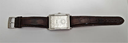 Gevril Avenue of Americas Limited Edition Automatic Swiss Leatherband Wristwatch