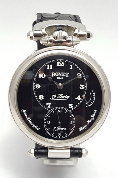 Bovet Fleurier 19Thirty 42mm Stainless NTS0029 Black Dial Manual Winding Razor