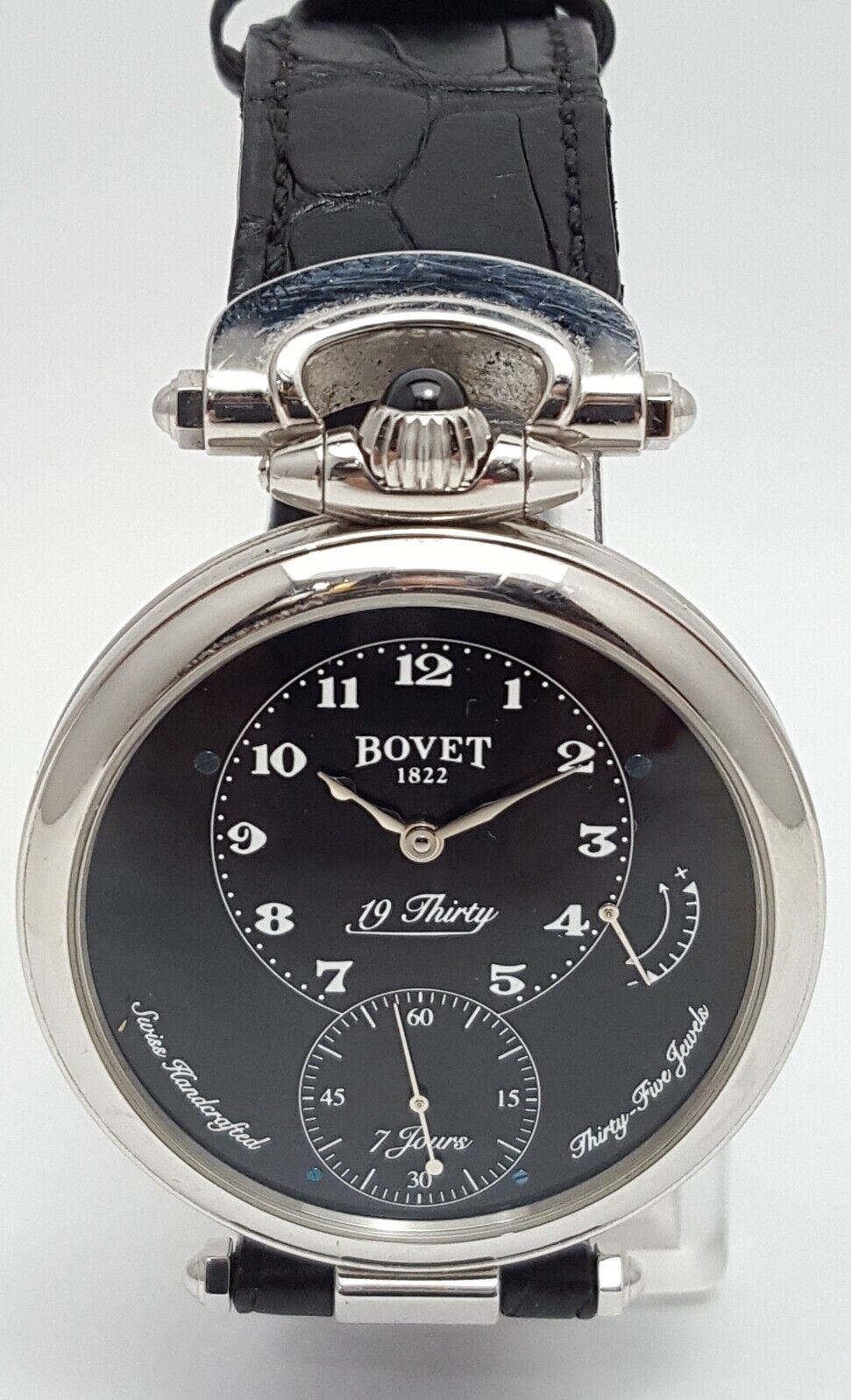 Bovet Fleurier 19Thirty 42mm Stainless NTS0029 Black Dial Manual Winding Razor