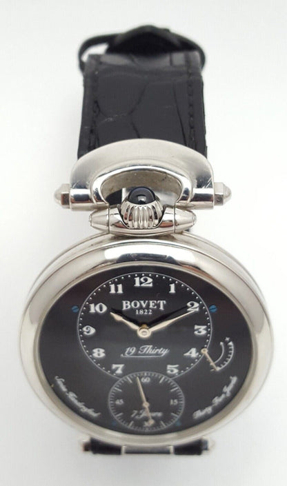 Bovet Fleurier 19Thirty 42mm Stainless NTS0029 Black Dial Manual Winding Razor