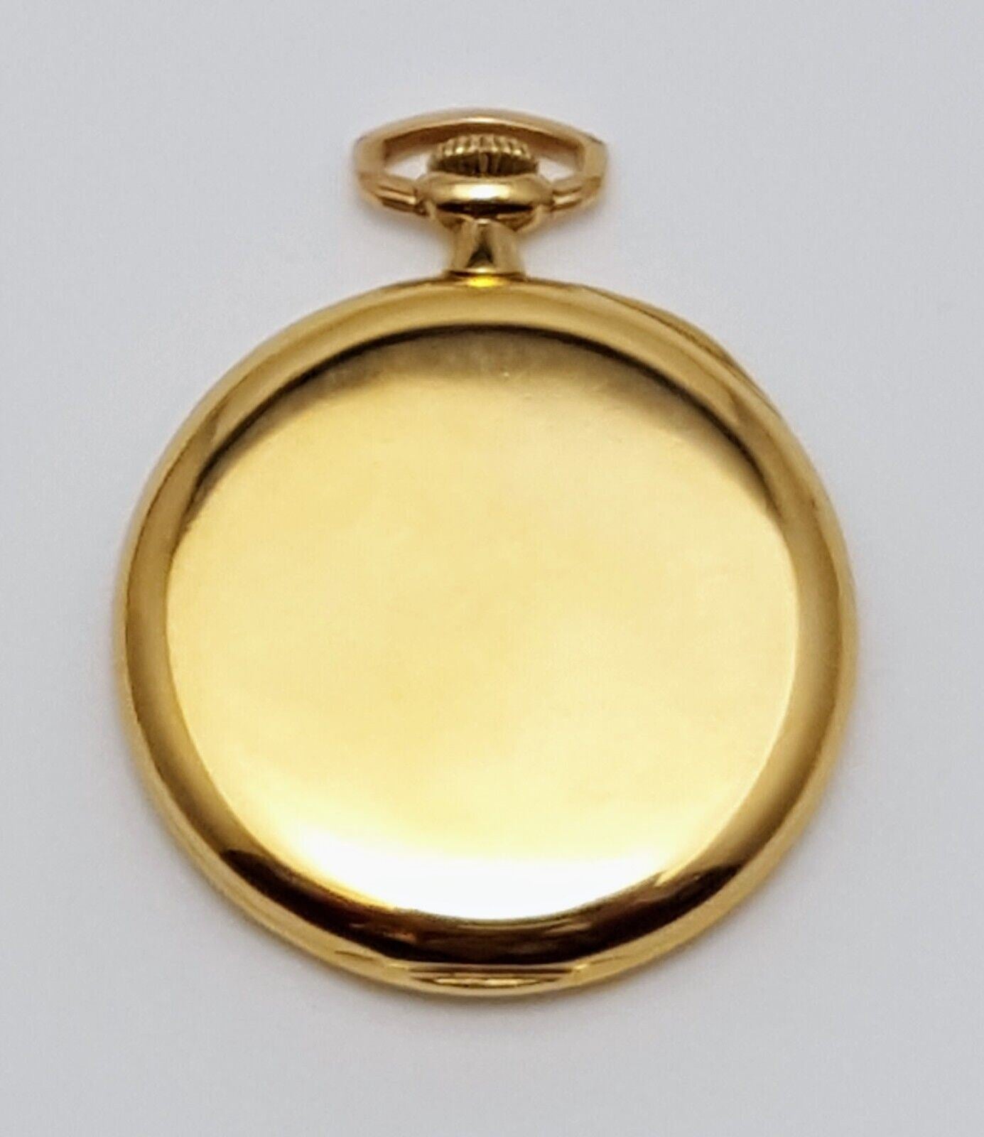 Audemars Piguet Open Face 8s 21J 18k Yellow Gold Subdial 17504 Pocket Watch